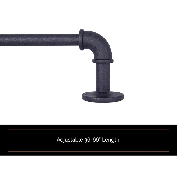 NWOT Industrial Curtain Rod - Picture 4 of 4